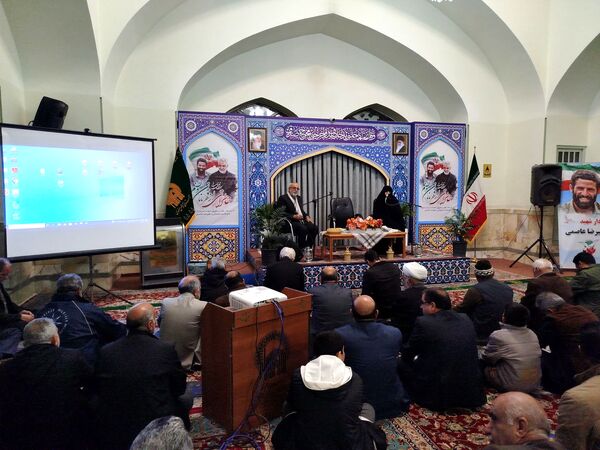 بزرگداشت سالگرد شهید حاج قاسم سلیمانی و شهید علیرضا عاصمی در کاشمر