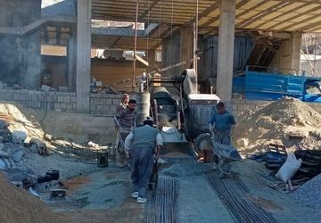 روند اجرایی پروژه عمرانی مرکز خدمات جامع سلامت روستای مارکده