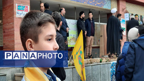 جشن انقلابی و جهاد تبیین در دبیرستان فرهنگ شهید پرکار مراغه