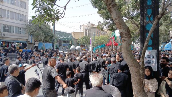 عزاداری زائران حضرت رضا (ع) 