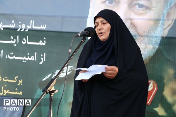 اولین سالگرد شهید کاظمی در بهشت رضا مشهد با حضور وزیر آموزش و پرورش