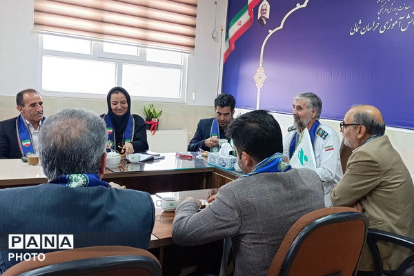 سفر معاون فعالیت های دانش آموزی کشور همراه با کارشناس جذب پیشتازان به خراسان شمالی 
