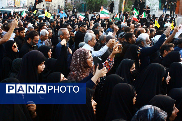 مراسم تشییع پیکر شهید «سعید آذربادگان» در بندرعباس