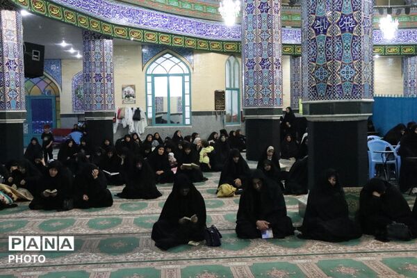 اجتماع عزاداران رهبر انقلاب در مسجد جامع شهرستان کوهبنان
