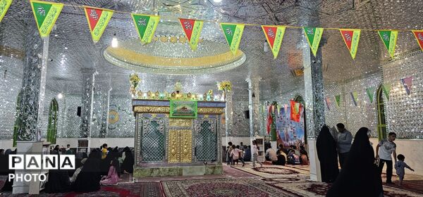مراسم عید  غدیر در امامزاده شان آباد با حضور بخشدارقلقلرود  