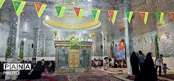 مراسم عید  غدیر در امامزاده شان آباد با حضور بخشدارقلقلرود  