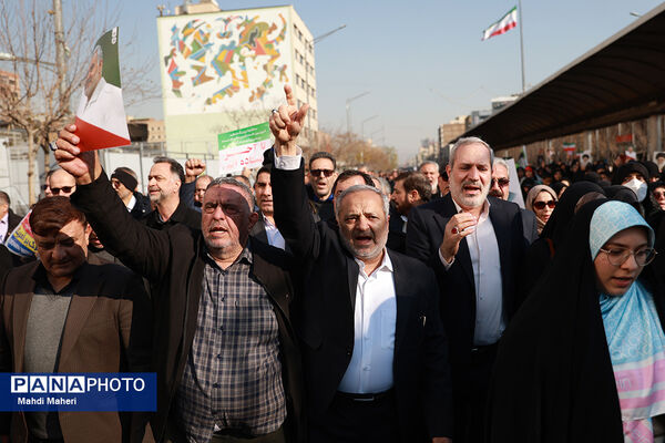 حضور وزیر آموزش و پرورش در راهپیمایی محکومیت اقدامات تروریستی علیه ملت ایران