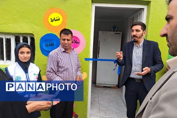 افتتاحیه پایگاه استاندارد تغذیه سالم مدرسه فتح