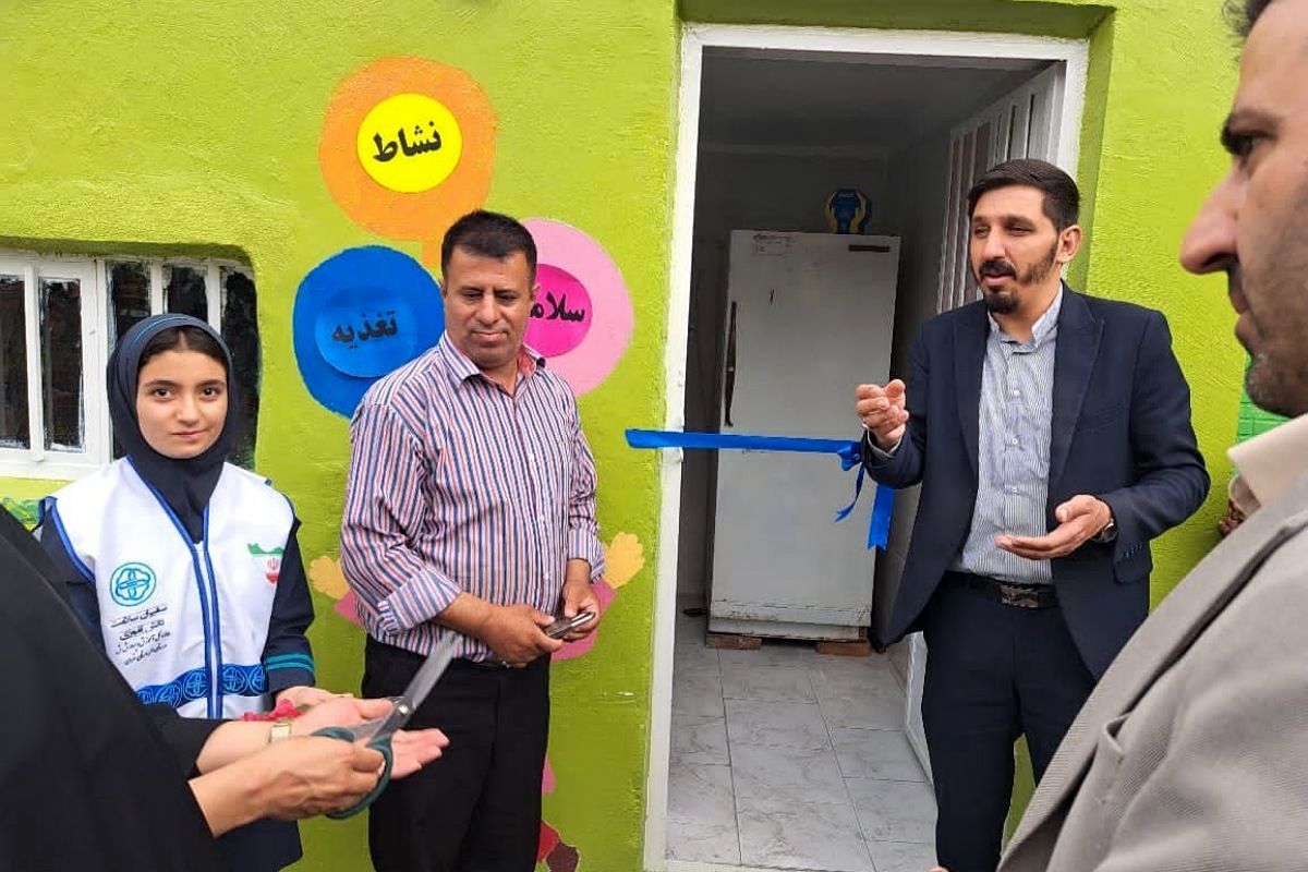 افتتاحیه پایگاه استاندارد تغذیه سالم مدرسه فتح