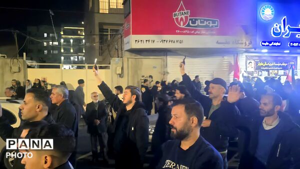 نوزدهمین شب حماسه باشکوه مردمی در مشکین‌دشت