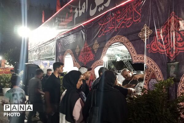 قرارگاه مرکزی اسکان مراسم وداع و تشییع رهبر شهید توسط شهرداری نصیرشهر