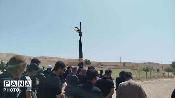 مراسم عزاداری در روز عاشورا همراه با حضور پر شور مردم روستای شوریاب