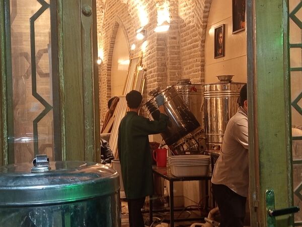 چایخانه حضرت زهرا در مسجد جامع نیشابور 