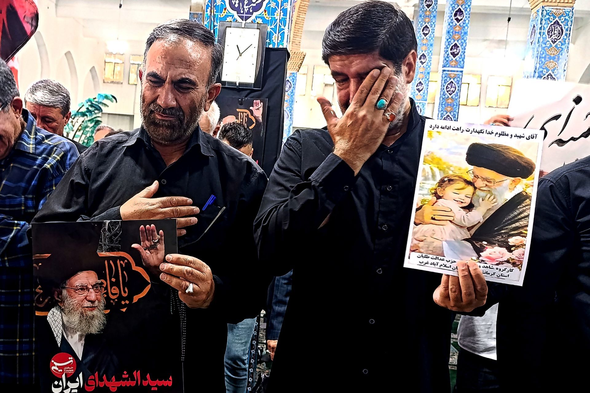 مراسم جاماندگان تشییع رهبر شهید در اسلام آباد غرب
