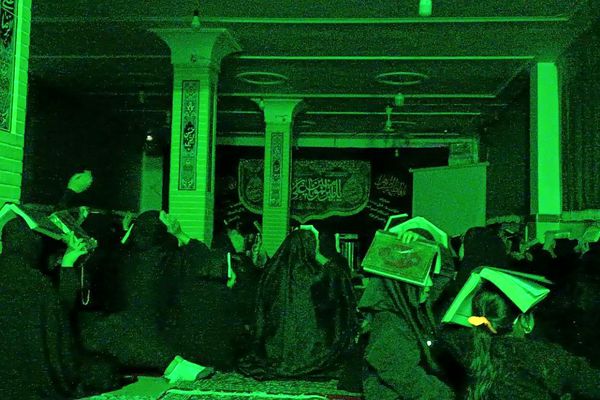 برگزاری مراسم شب قدر در حسینیه بیت الرباب قیامدشت ری 