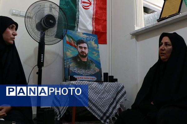 دیدار کمیته خادم شهدا شهرستان ملارد با خانواده شهید محمد شاهوردی