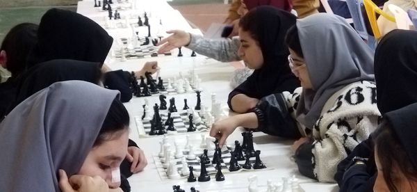 مسابقات شطرنج متوسطه دختران شهرستان قدس 