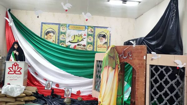 یادواره شهدای دبستان شاهد بنت‌الحسین تبریز با عطر فاطمی