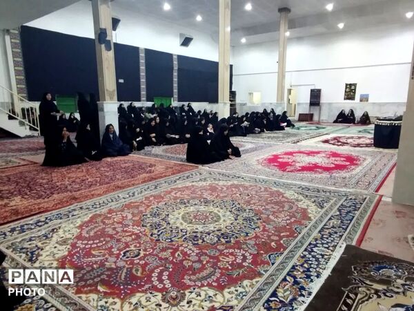 مراسم عزاداری شهادت رهبر معظم انقلاب در روستای مهدی آباد خلیل آباد