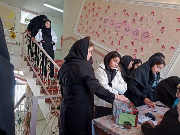 انتخابات شورای دانش‌آموزی دبیرستان الزهرای خواجه
