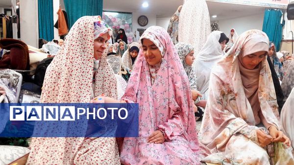 نخستین روز اعتکاف دانش‌آموزی ناحیه ۳ کرج در مسجد حضرت خدیجه(س)