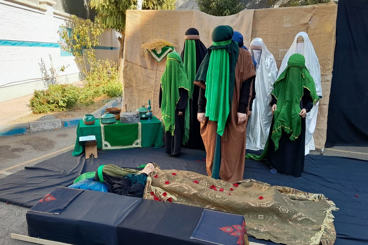 درخشش نمایش شهادت حضرت فاطمه(س) در مدرسه عباسقلی رهگذر