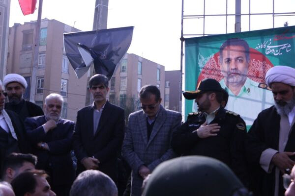 مراسم تشییع پیکر مطهر شهید والامقام شاهین دهقانی