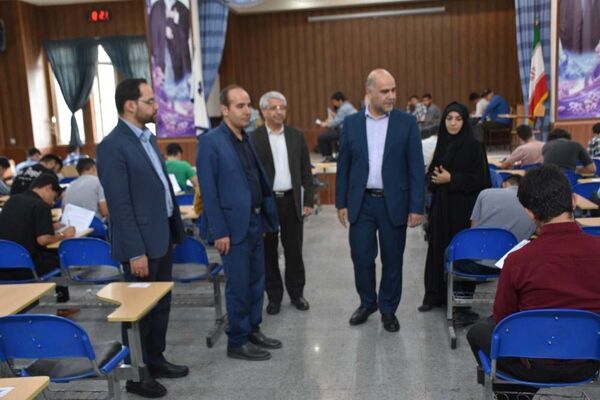 بازدید معاون مرکز ارزشیابی و تضمین کیفیت وزارت آموزش و پرورش از حوزه‌ آزمون و مرکز تصحیح اوراق آزمون نهایی ناحیه یک مشهد 