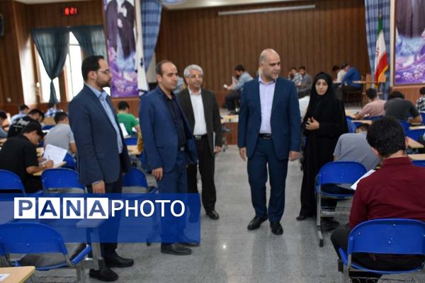 بازدید معاون مرکز ارزشیابی و تضمین کیفیت وزارت آموزش و پرورش از حوزه‌ آزمون و مرکز تصحیح اوراق آزمون نهایی ناحیه یک مشهد 