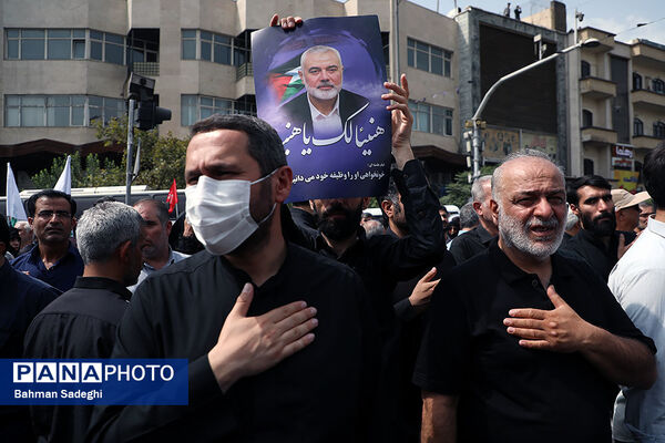 مراسم تشییع شهید اسماعیل هنیه در تهران
