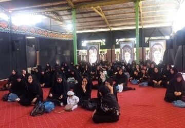 مادران در آیین شیرخوارگان، کودکان خود را سربازان راه حق خواندند