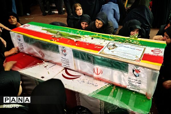 وداع با شهدای چقاگلان کرمانشاه 