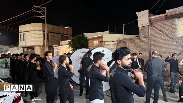 عزاداری شب نهم محرم الحرام در روستای رزق آباد 
