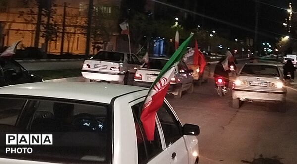 رژه ماشینی در سراسر شهر نیشابور-۳