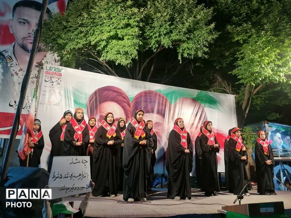 اجتماع دانش آموزان پیشتاز سازمان دانش آموزی در ابرکوه