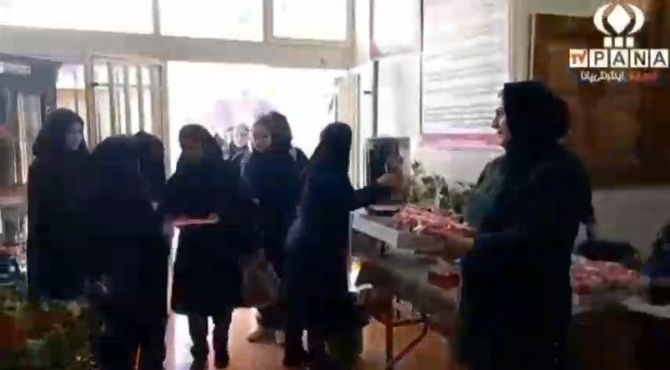 گزارش تصویری روز اول مهر (بازگشایی مدارس )دبیرستان دخترانه شیخ کلینی