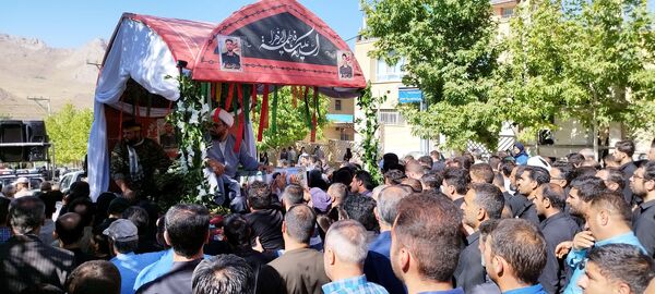تشییع پیکر پاک و مطهر شهید مختار مرشدی در شهرستان فریدونشهر