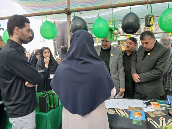 آیین افتتاحیه موکب شهدای دانش‌آموز شهرستان بهار 