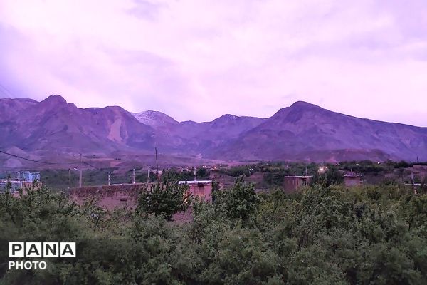حال و هوای شهر بار بعد از بارش زیبای باران 