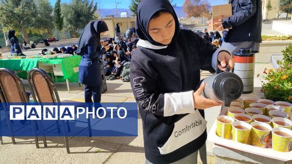 برپایی موکب به‌مناسبت شهادت حضرت زهرا(س) در مدرسه ۹ دی یاسوج