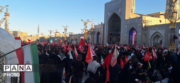 تشییع باشکوه رهبر انقلاب در مشهد 