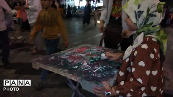 تجدید عهد کودکان فرهنگیان در صد و هشتاد و چهارمین شب شهادت رهبر امت اسلام