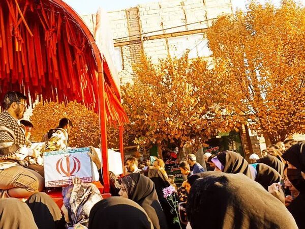 تشییع پیکر مطهر شهدای گمنام در سرار شهرستان برخوار