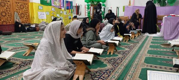 مراسم معنوی اعتکاف در گلوگاه 