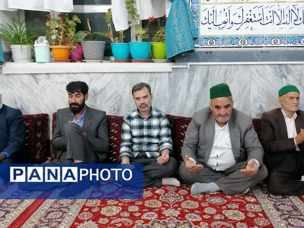 محفل انس با قرآن کریم در مسجد جامع شهر بار نیشابور 