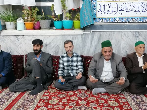 محفل انس با قرآن کریم در مسجد جامع شهر بار نیشابور 