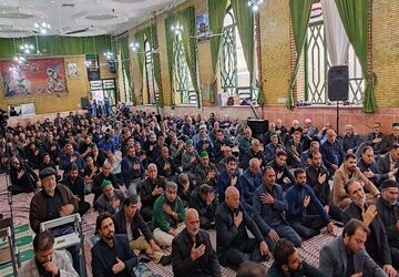 مراسم عزاداری شهادت امام جعفر صادق علیه السلام در حسینیه شهربار