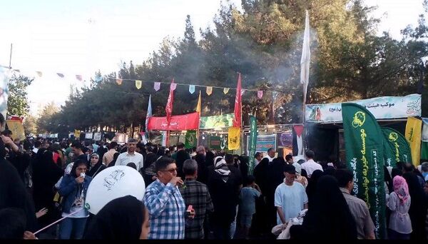 حضور پرشور دانش‌آموزان بیرجندی در اجتماع غدیر