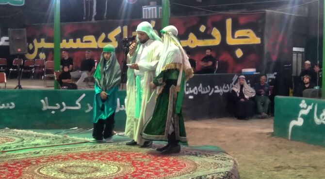 مراسم عزاداری ماه محرم با حضور پرشور مردم