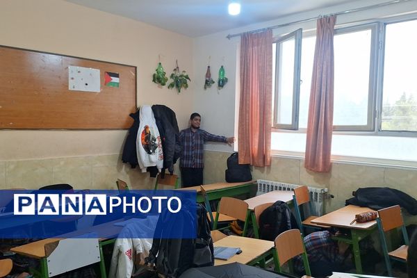 مانور زلزله در دبستان معارف 6 ناحیه 3